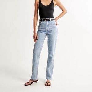 Abercrombie and Fitch Ultra High Rise 90s Straight Jean